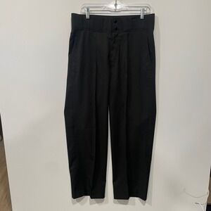 Smitty Mens Umpire Pants Black‎ Pleated Referee Slacks Size 32 34x28